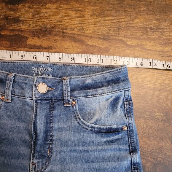 Maurices Jeans 4 S Everflex High Rise Skinny Tummy Control Medium Light - Picture 4 of 8